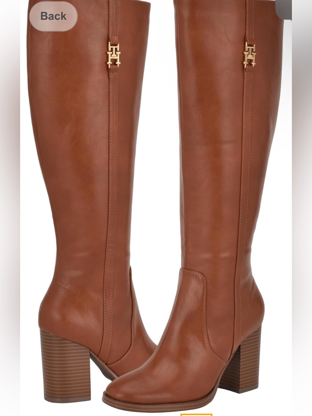 Tommy Hilfiger Women's Tall Brown Riding Boots - Size 9